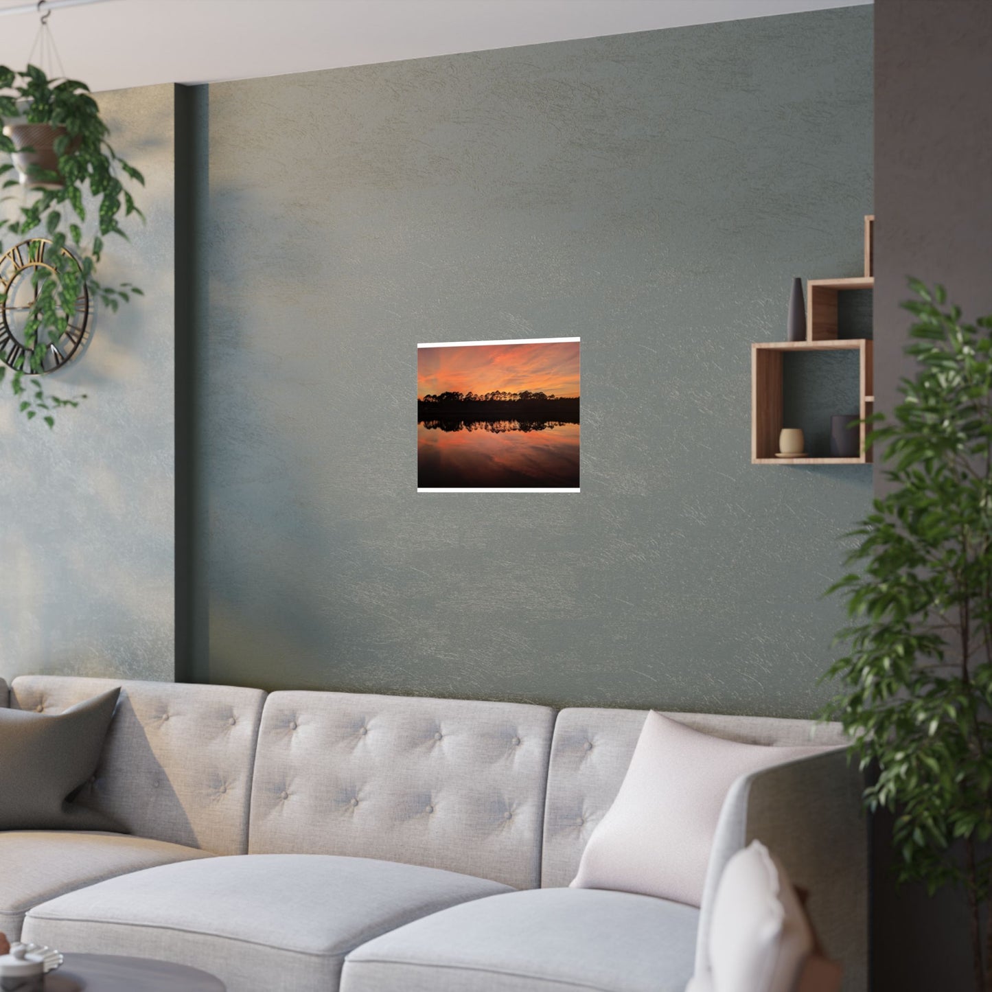 Sunset Satin finish poster