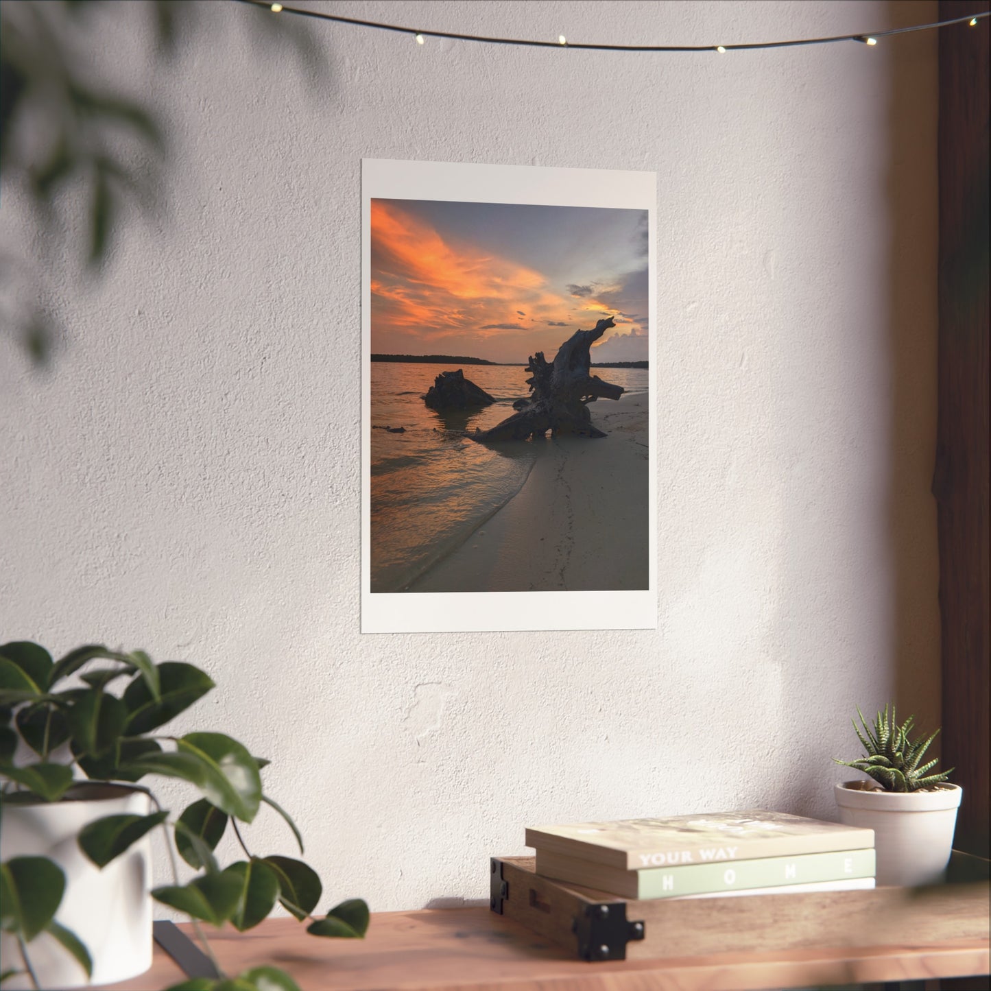 Evening Driftwood print matte finish