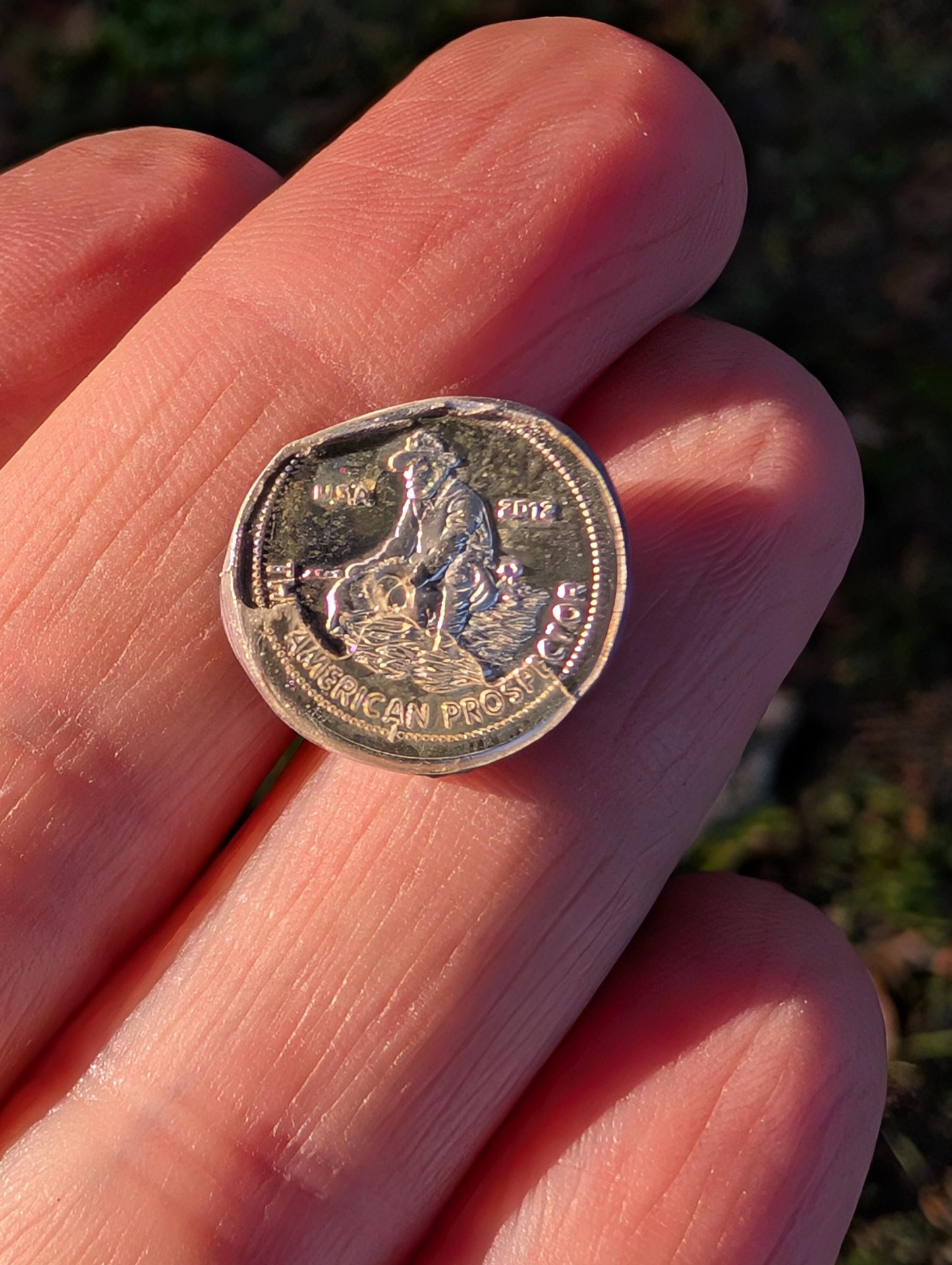 Graffiti Cabochon. multi color. Small. 1gram silver. .99 recycled .pink yellow wearable art jewelry making ##4