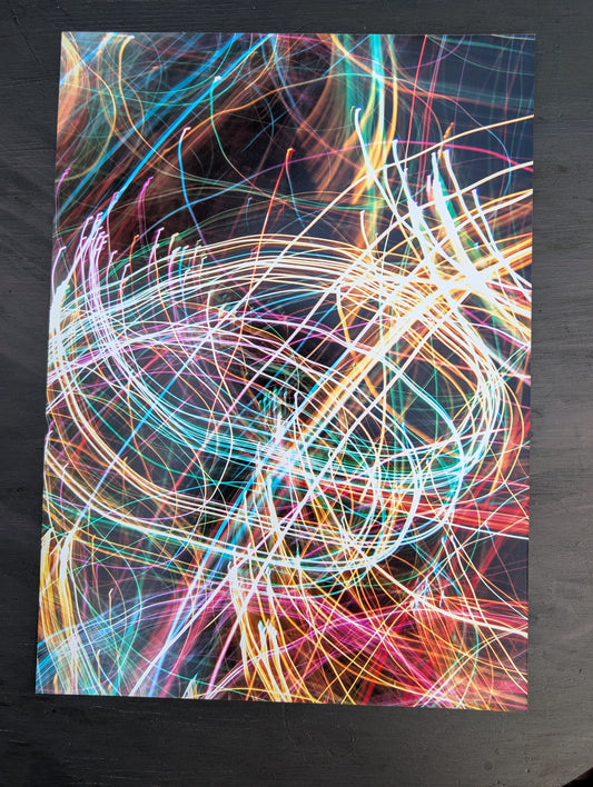 Abstract Photography neon lights. 11x14 gloss photo paper #12