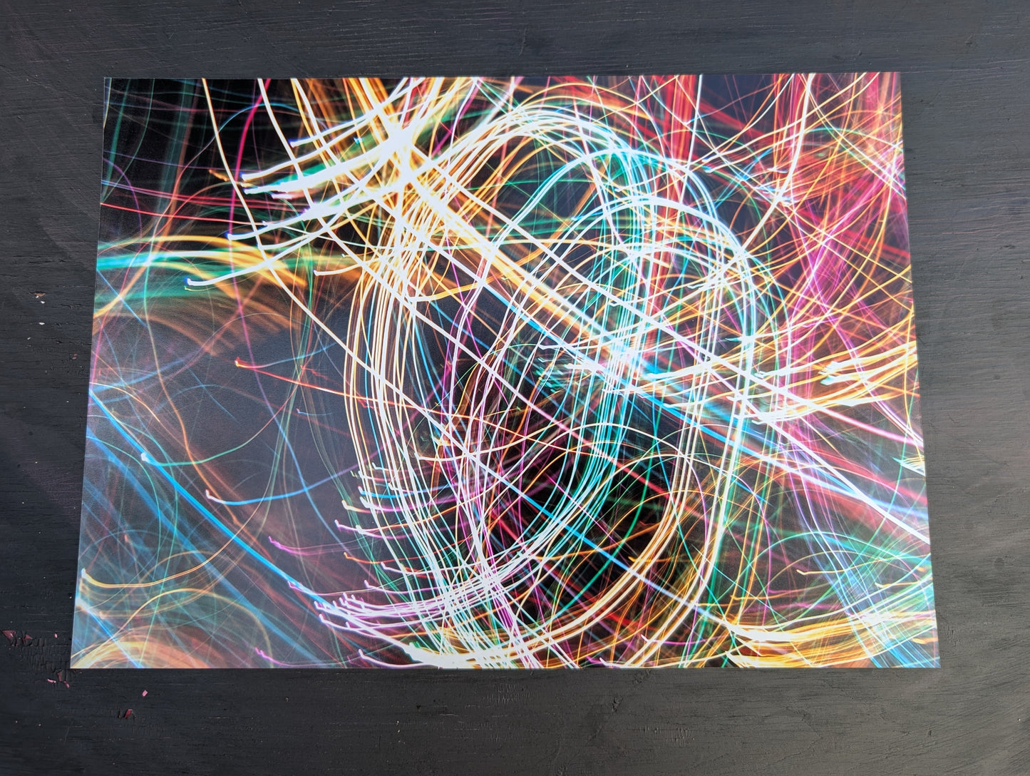 Abstract Photography neon lights. 11x14 gloss photo paper #12
