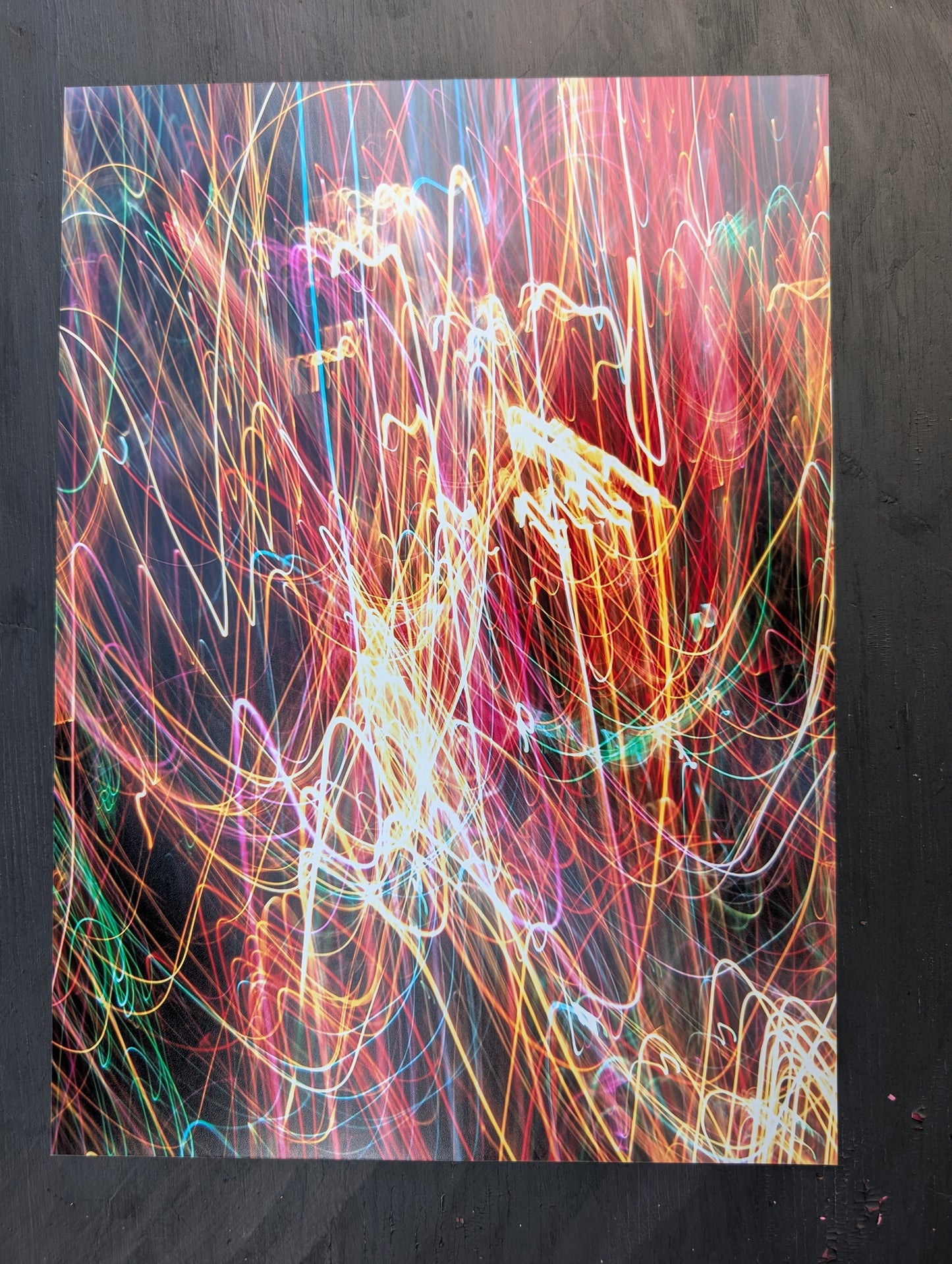 Abstract Photography neon lights. 11x14 gloss photo paper #11