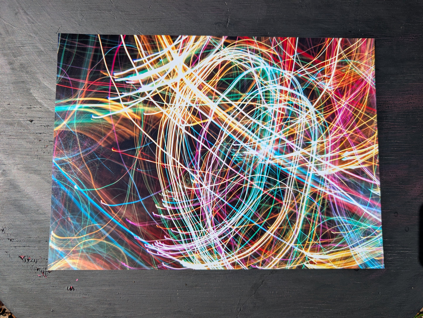 Abstract Photography neon lights. 11x14 gloss photo paper #12