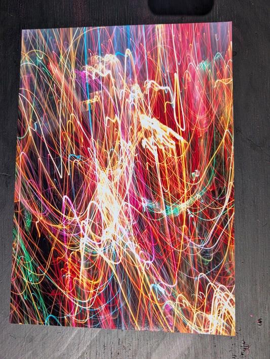 Abstract Photography neon lights. 11x14 gloss photo paper #11