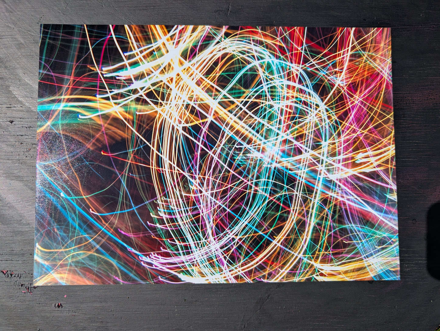 Abstract Photography neon lights. 11x14 gloss photo paper #12