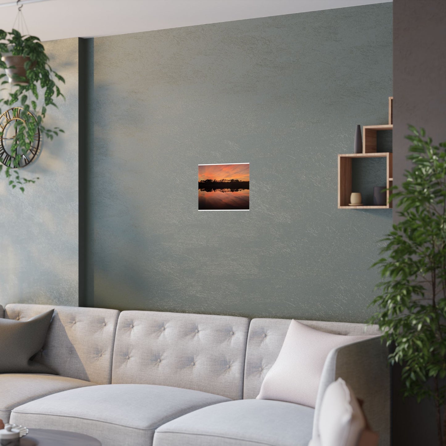 Sunset Satin finish poster