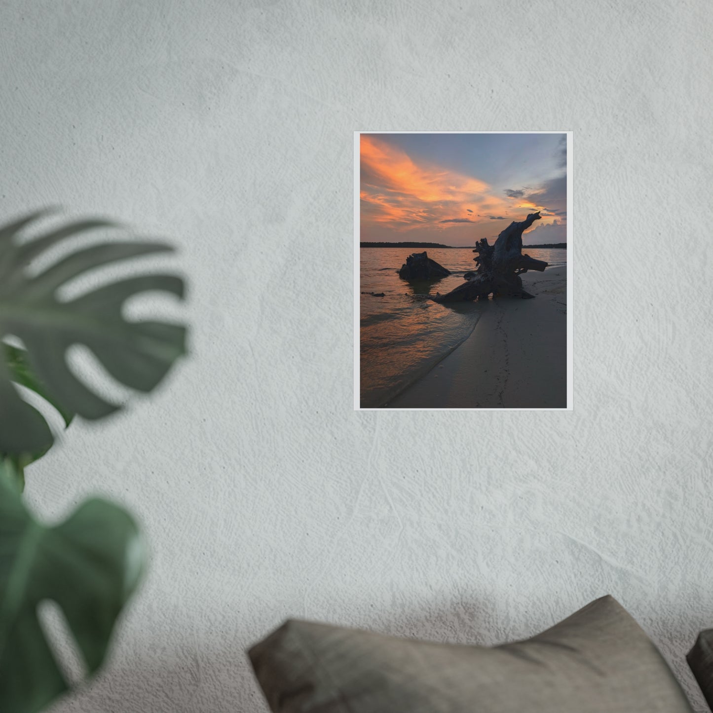 Evening Driftwood print matte finish