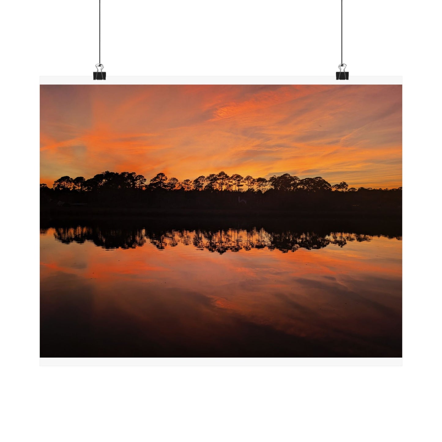 Sunset Satin finish poster