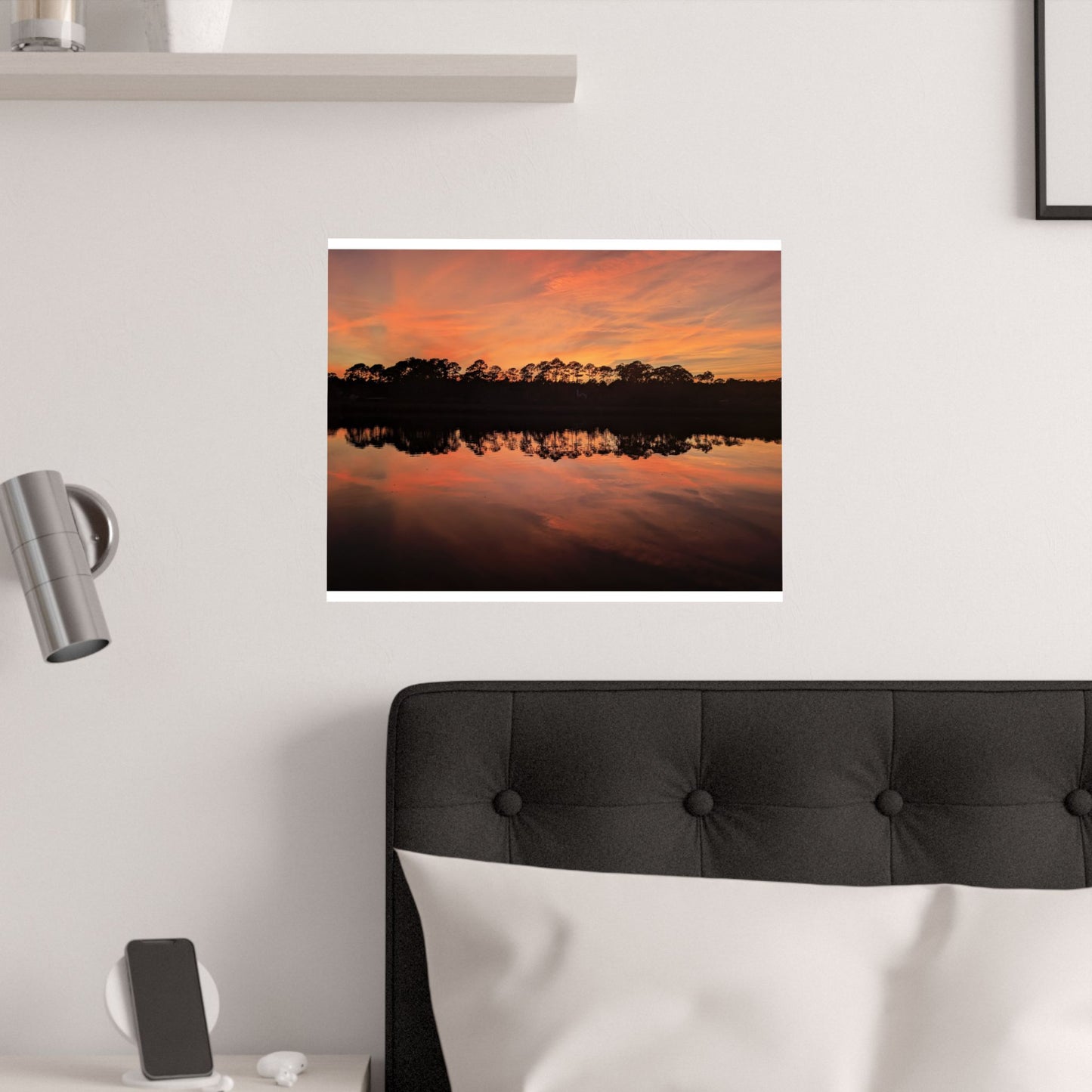 Sunset Satin finish poster