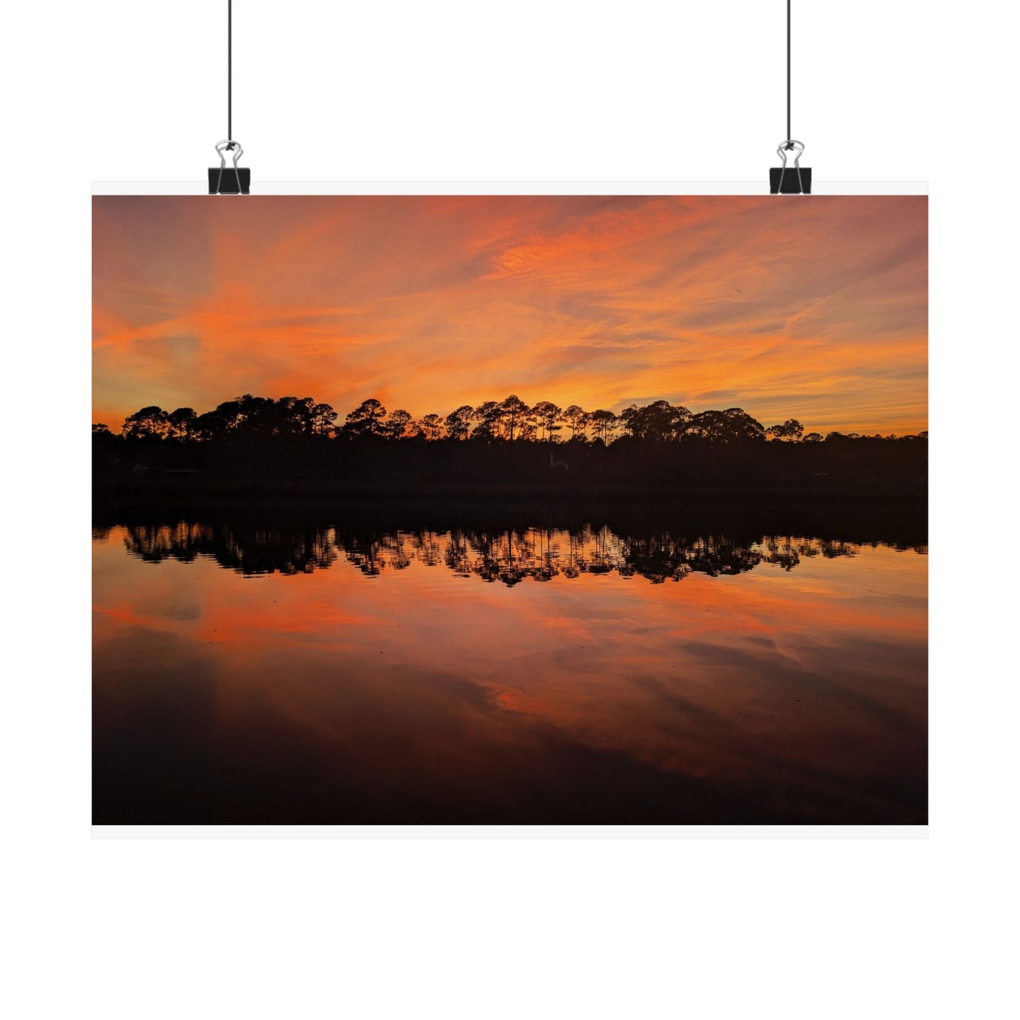 Sunset Satin finish poster