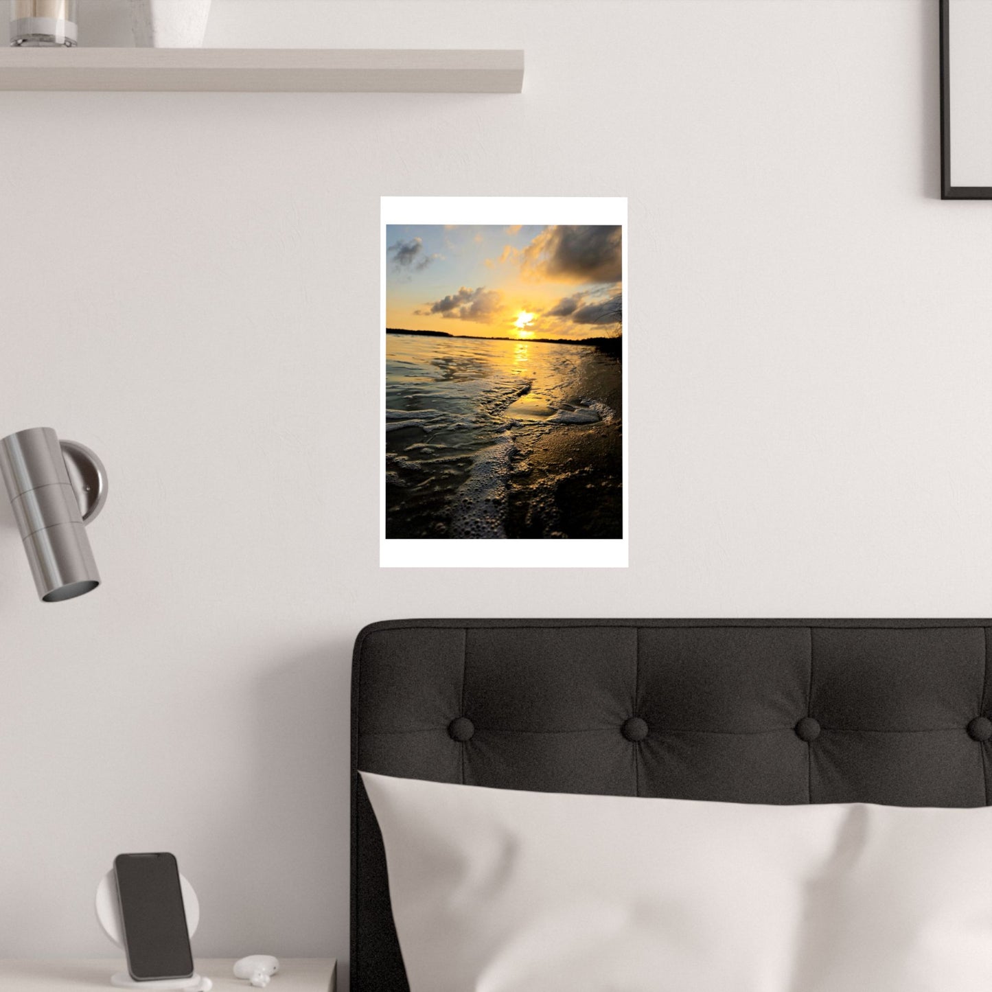 Bayou Sunset satin print