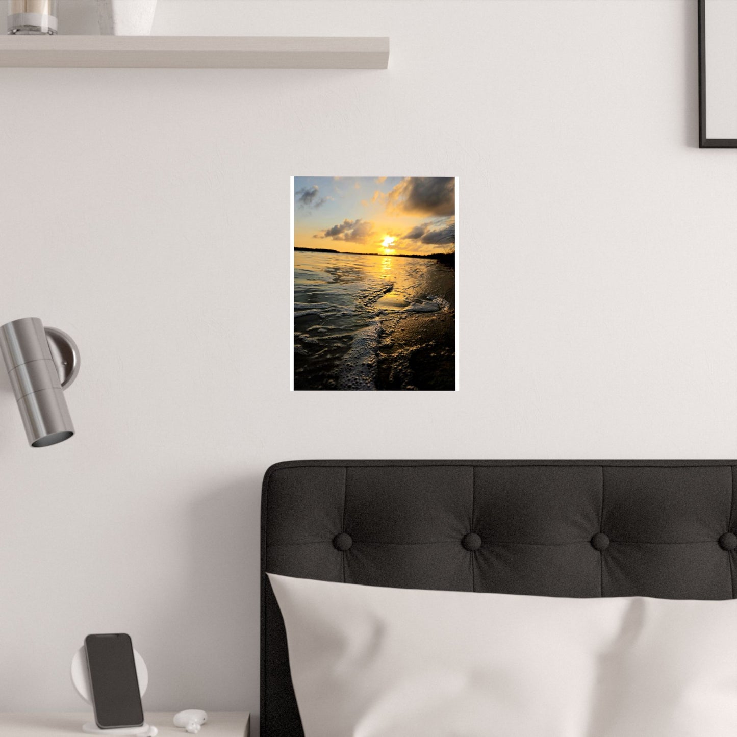 Bayou Sunset satin print