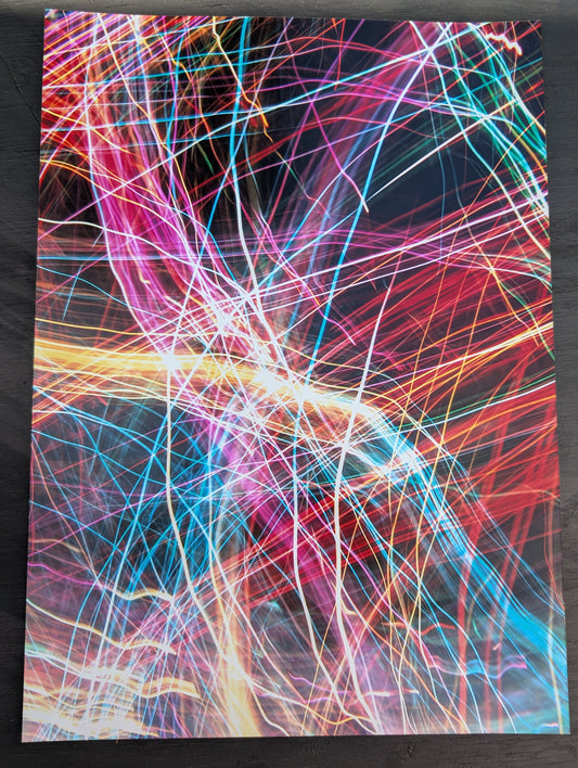 Abstract Photography neon lights. 11x14 gloss photo paper #10